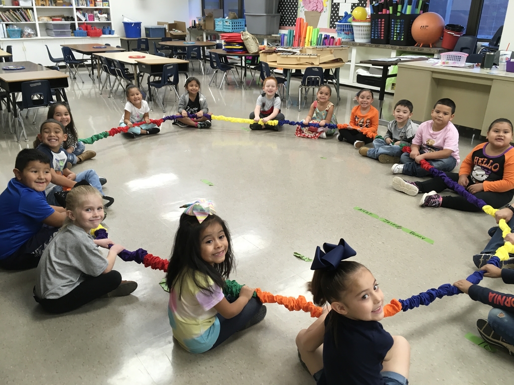 Students keeping the beat in fun ways in Dillman music class
