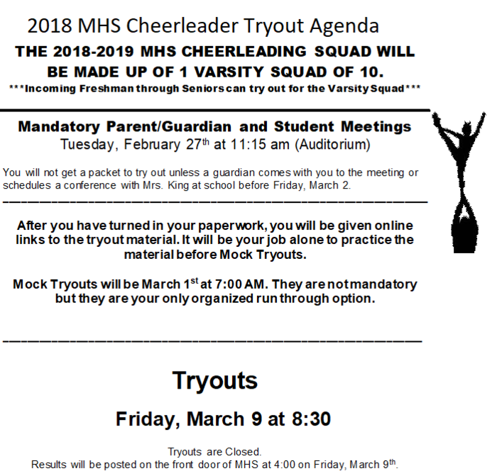 MHS Tryout