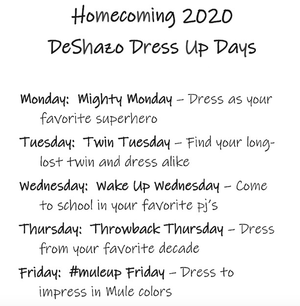 Dress Up Days