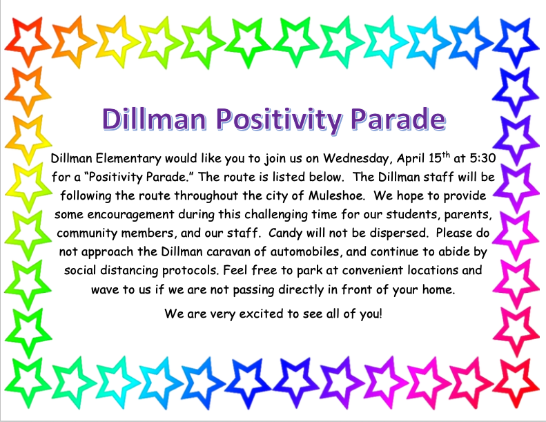 Dillman Positivity Parade